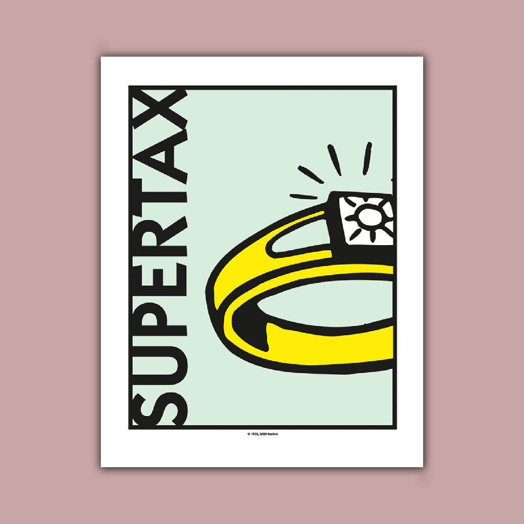 Monopoly Supertax Art Print