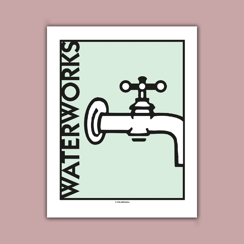 Monopoly Water Work Art Print