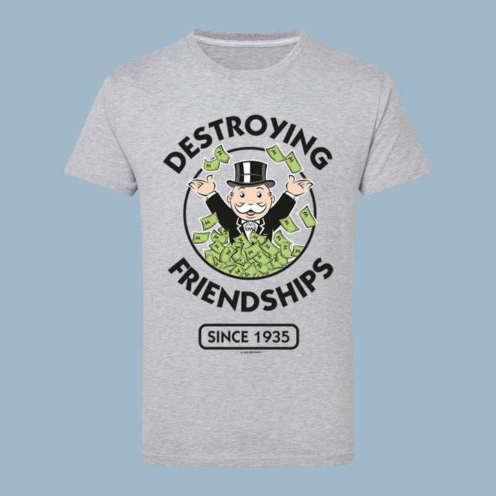 Monopoly Destroying Friendships Money T-Shirt