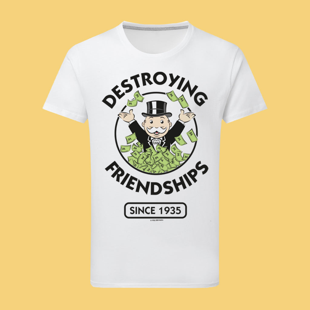 Monopoly Destroying Friendships Money T-Shirt