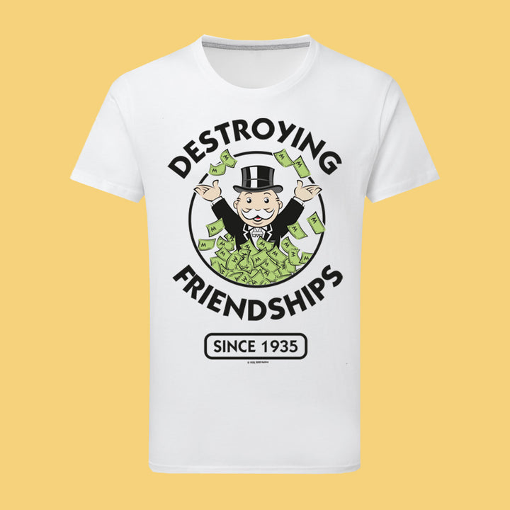 Monopoly Destroying Friendships Money T-Shirt