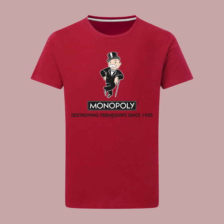 Monopoly Destroying Friendships Cane T-Shirt