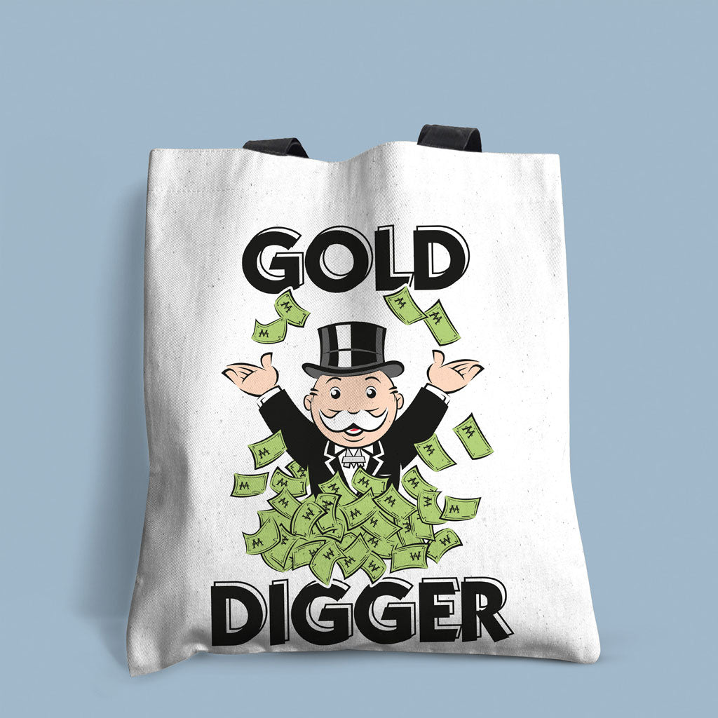 Monopoly Gold Digger Edge-to-Edge Tote Bag