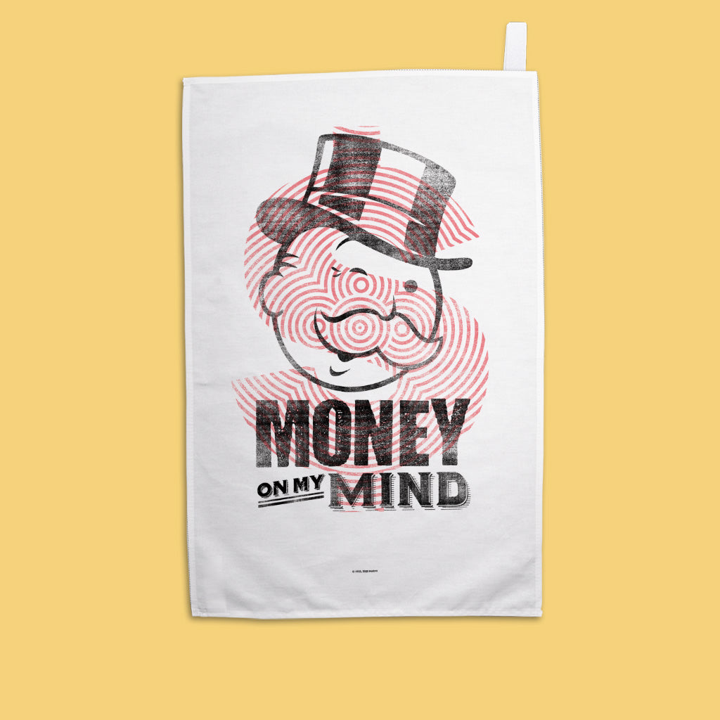 Monopoly Retro - Money On My Mind Tea Towel