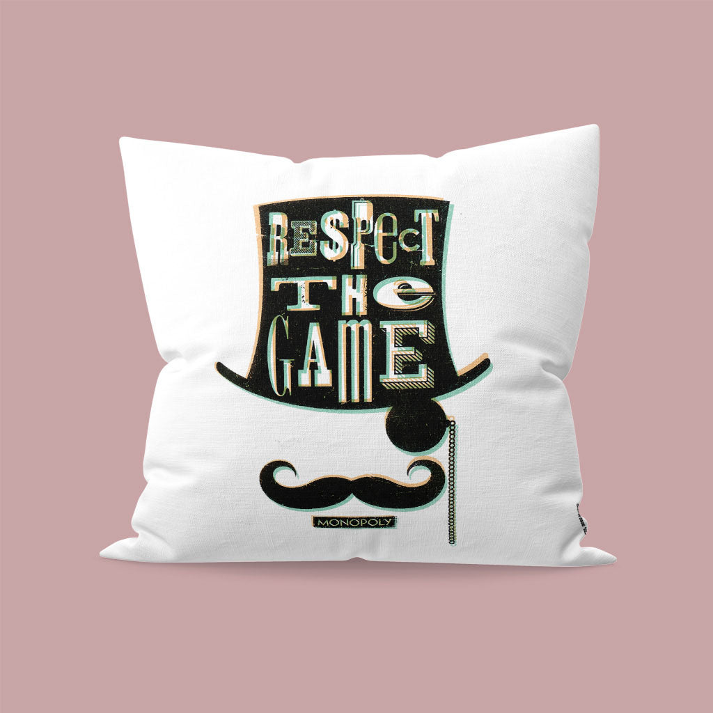 Monopoly Retro - Respect The Game Cushion