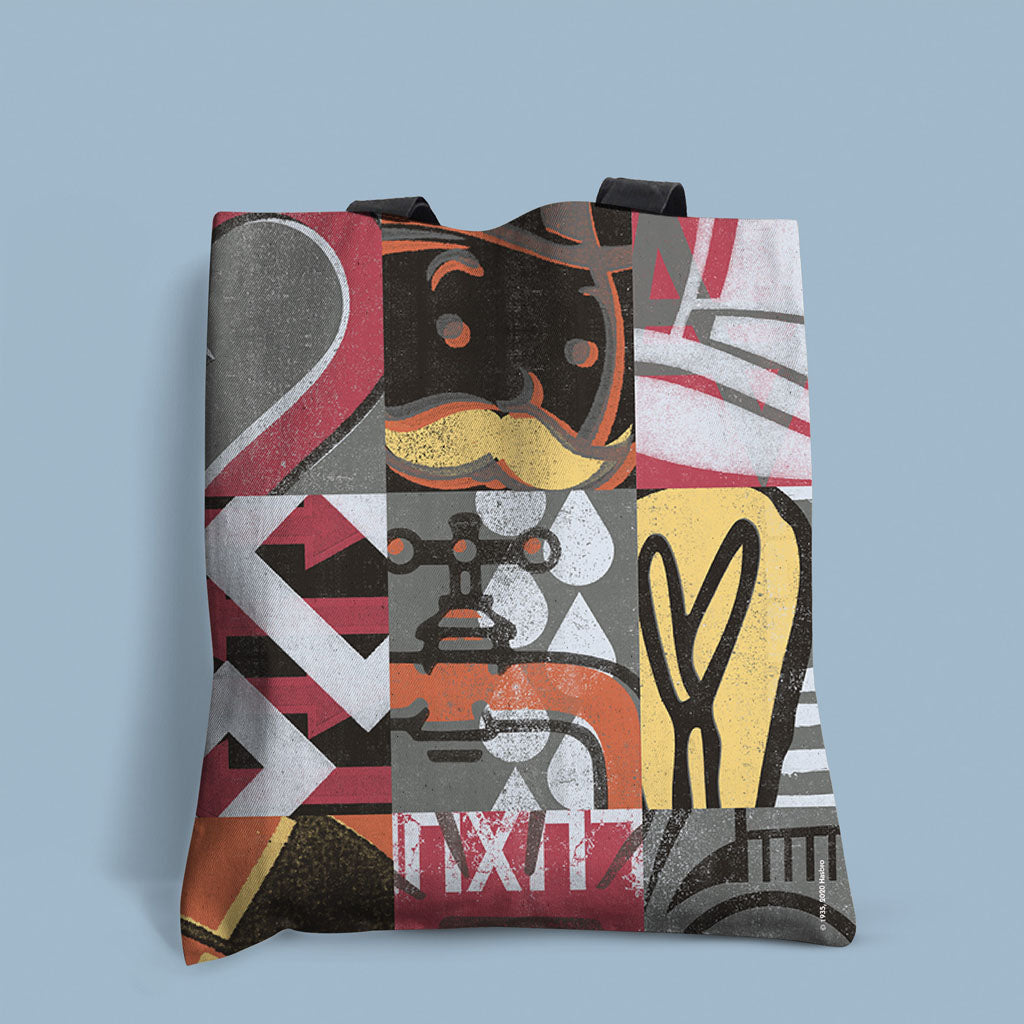 Monopoly Retro - Tiled Edge-to-Edge Tote Bag
