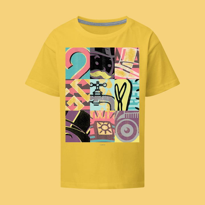 Monopoly Retro - Bright Tiled T-Shirt