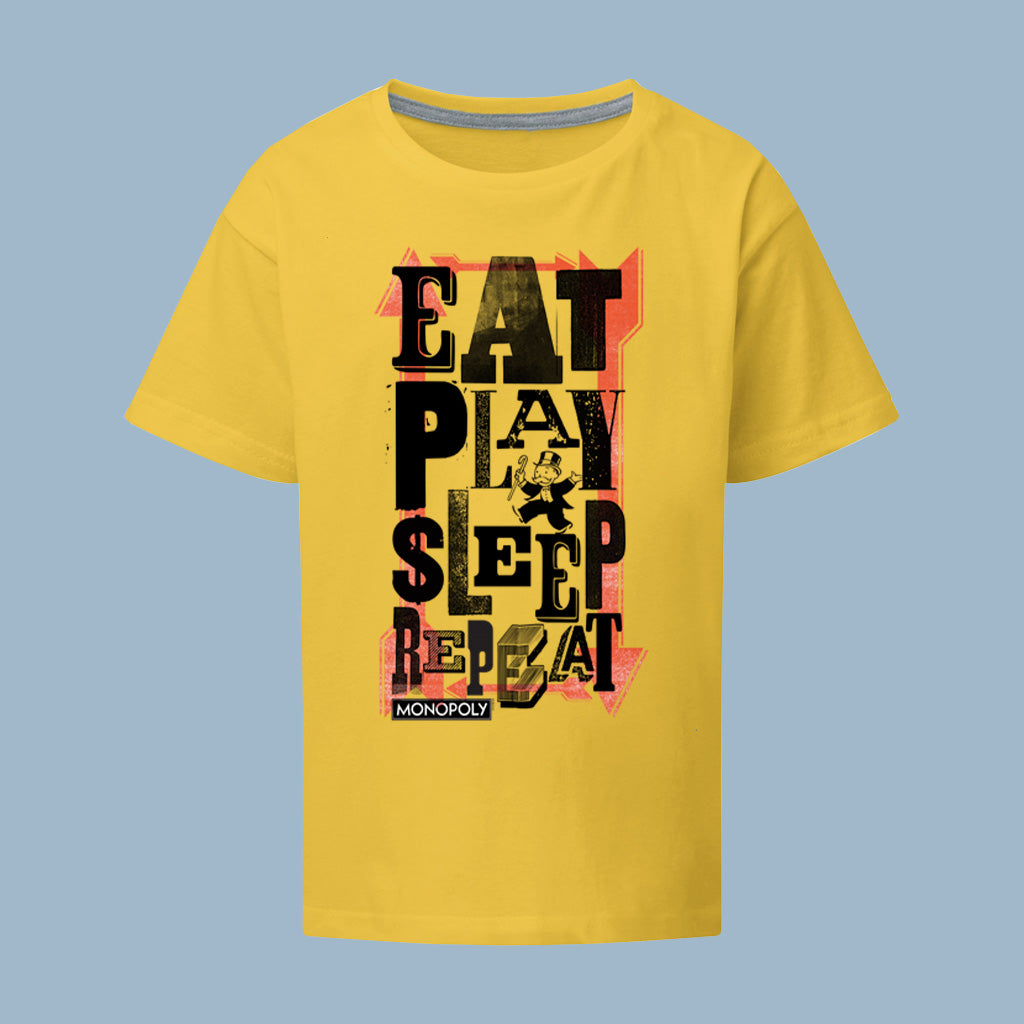 Monopoly Retro - Eat, Play, Sleep T-Shirt