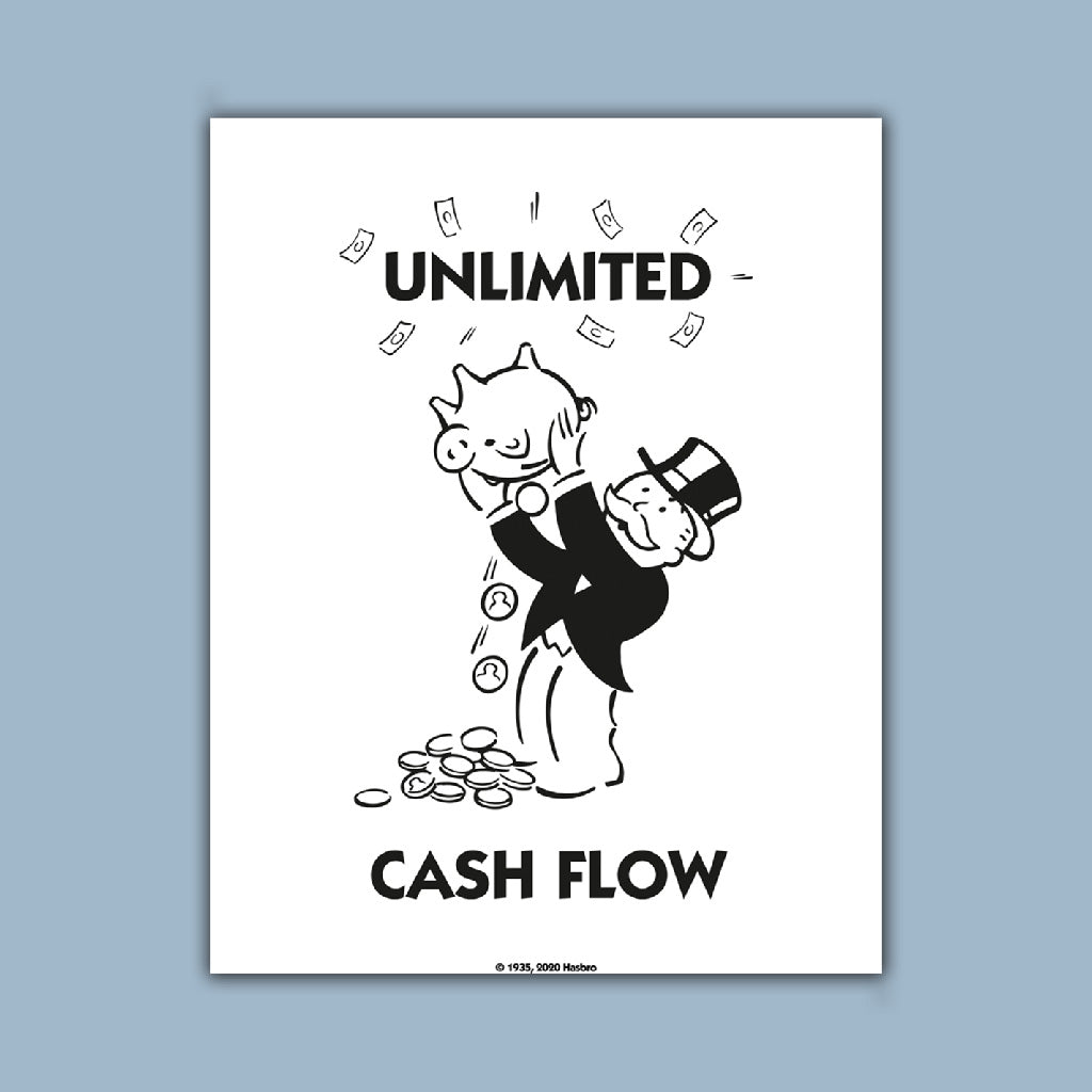 Monopoly Unlimited Cash Flow Art Print