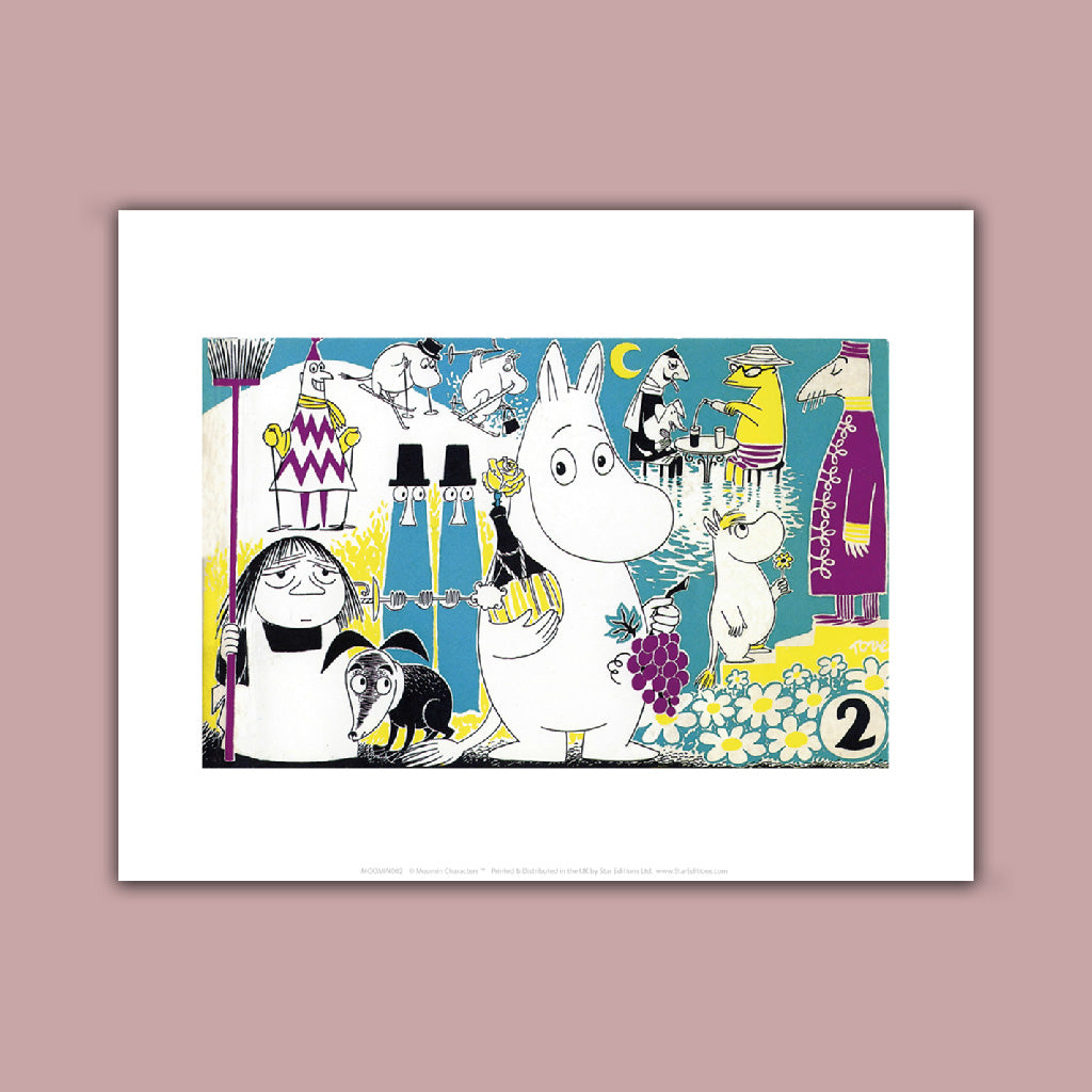 2 Moomin Art Print