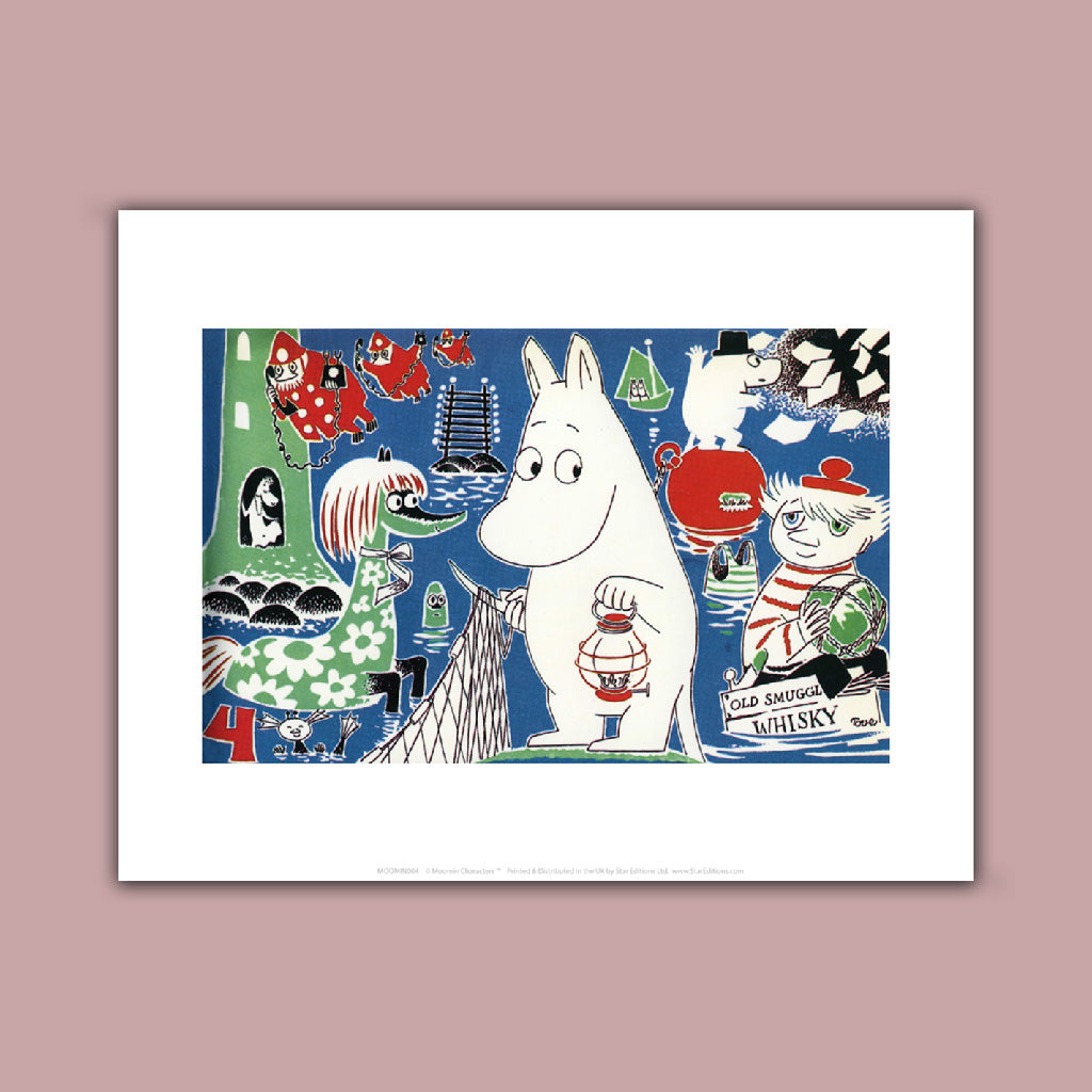 4 Moomin Art Print