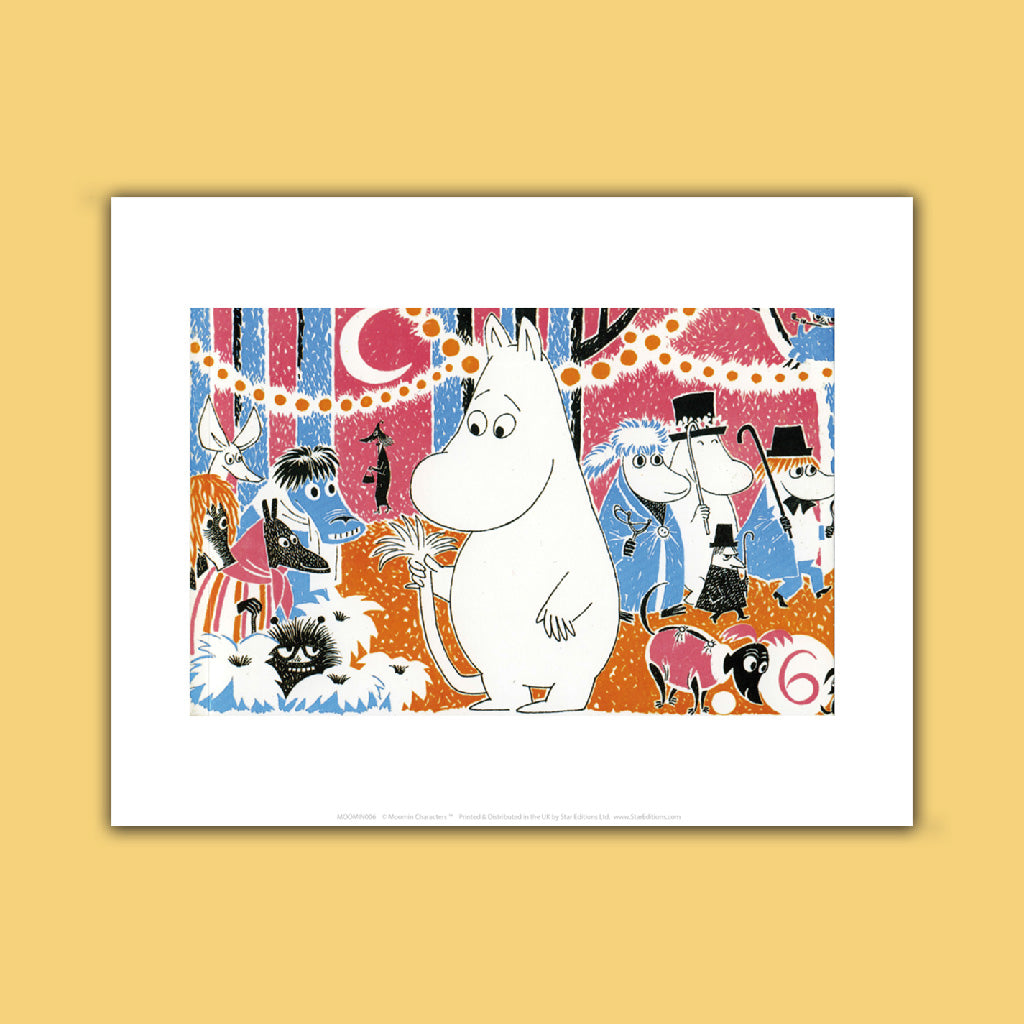 6 Moomin Art Print
