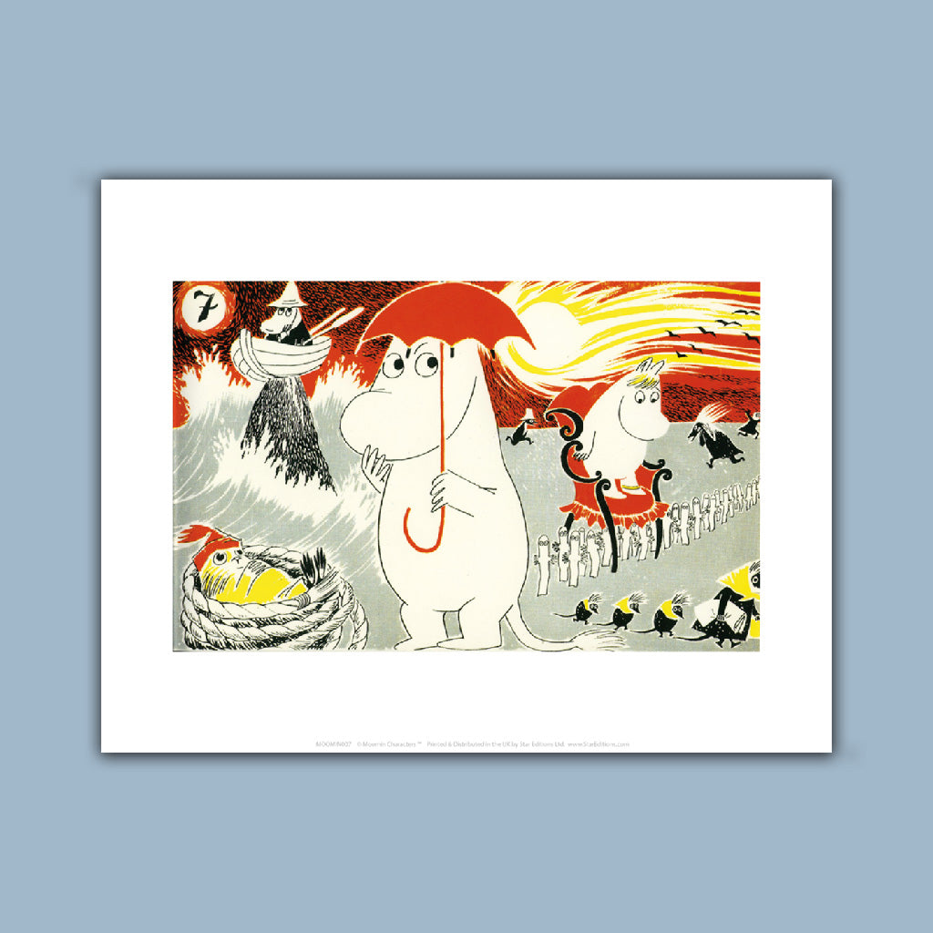 7 Moomin Art Print