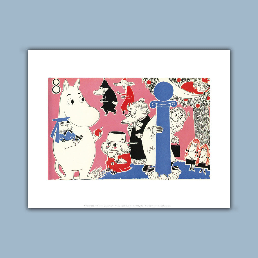 8 Moomin Art Print