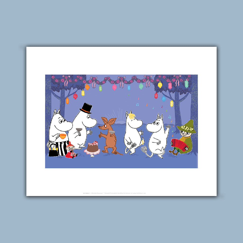 Moomin Party Art Print