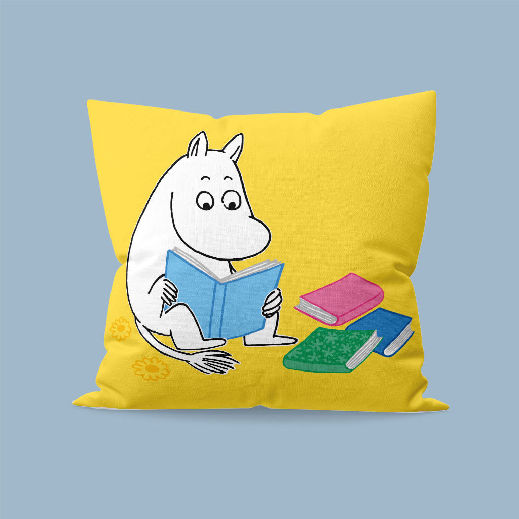 Moomintroll reading a book Cushion