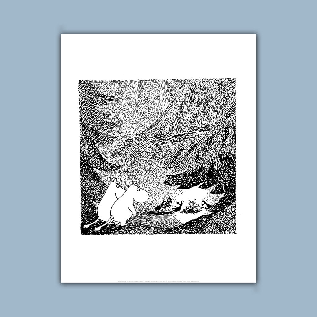 Moomin - Campfire Art Print