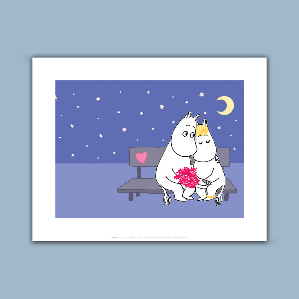 Moomin love Art Print