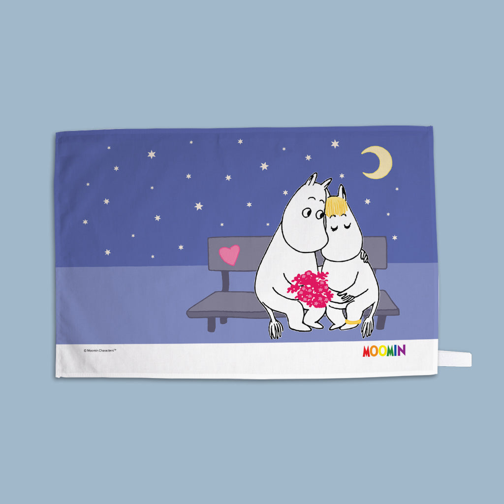 Moomin love Tea Towel