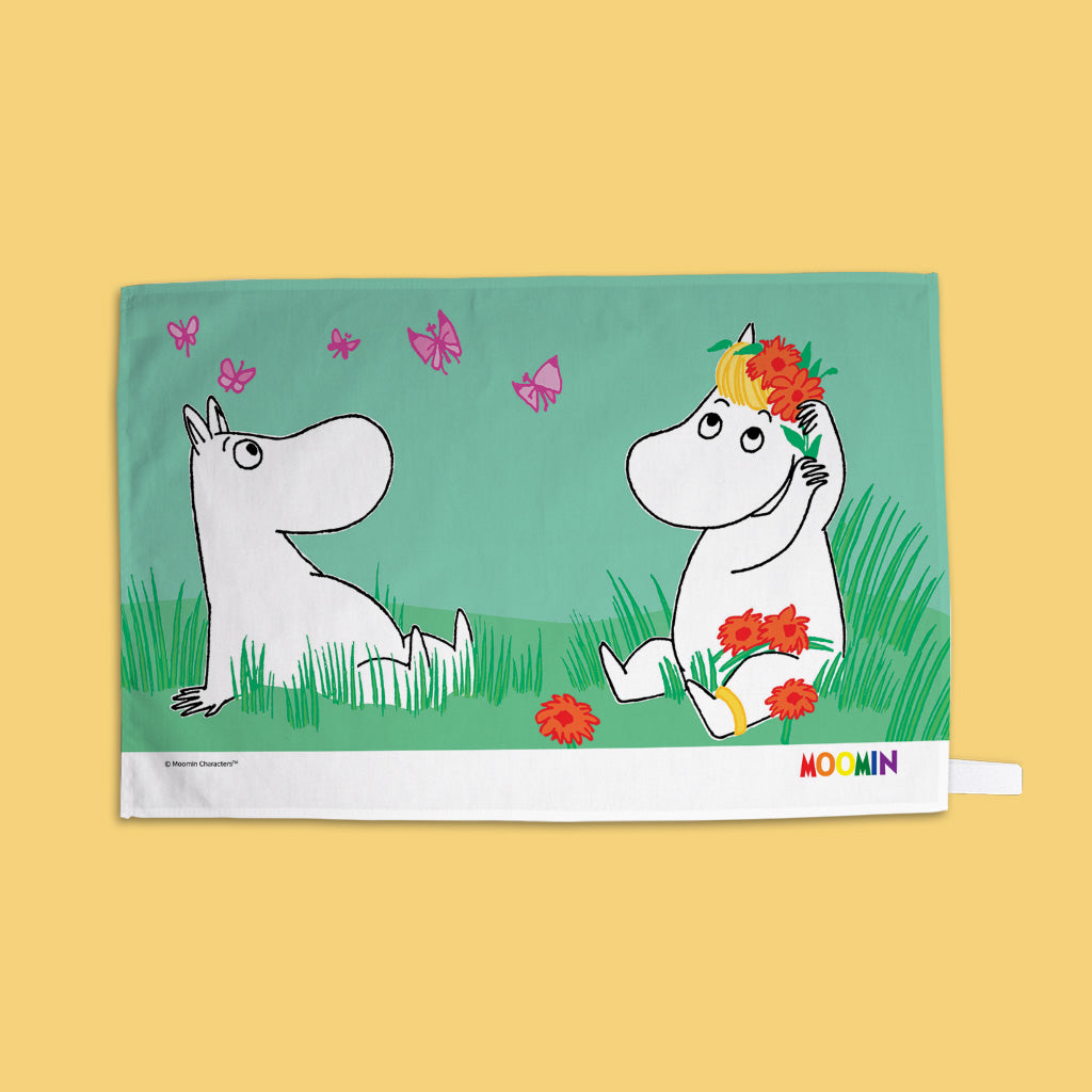 Moomin date Tea Towel