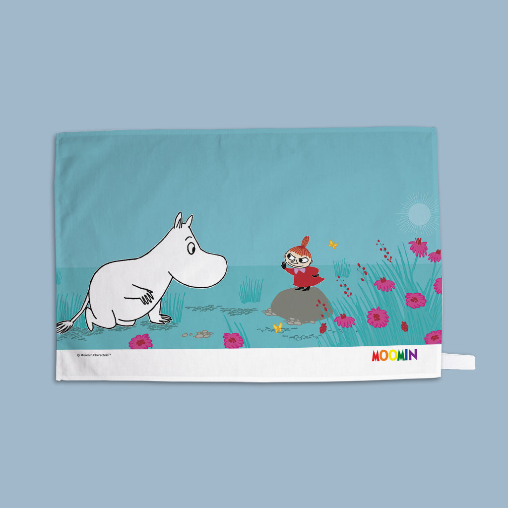 Moomin and little my Tea Towel