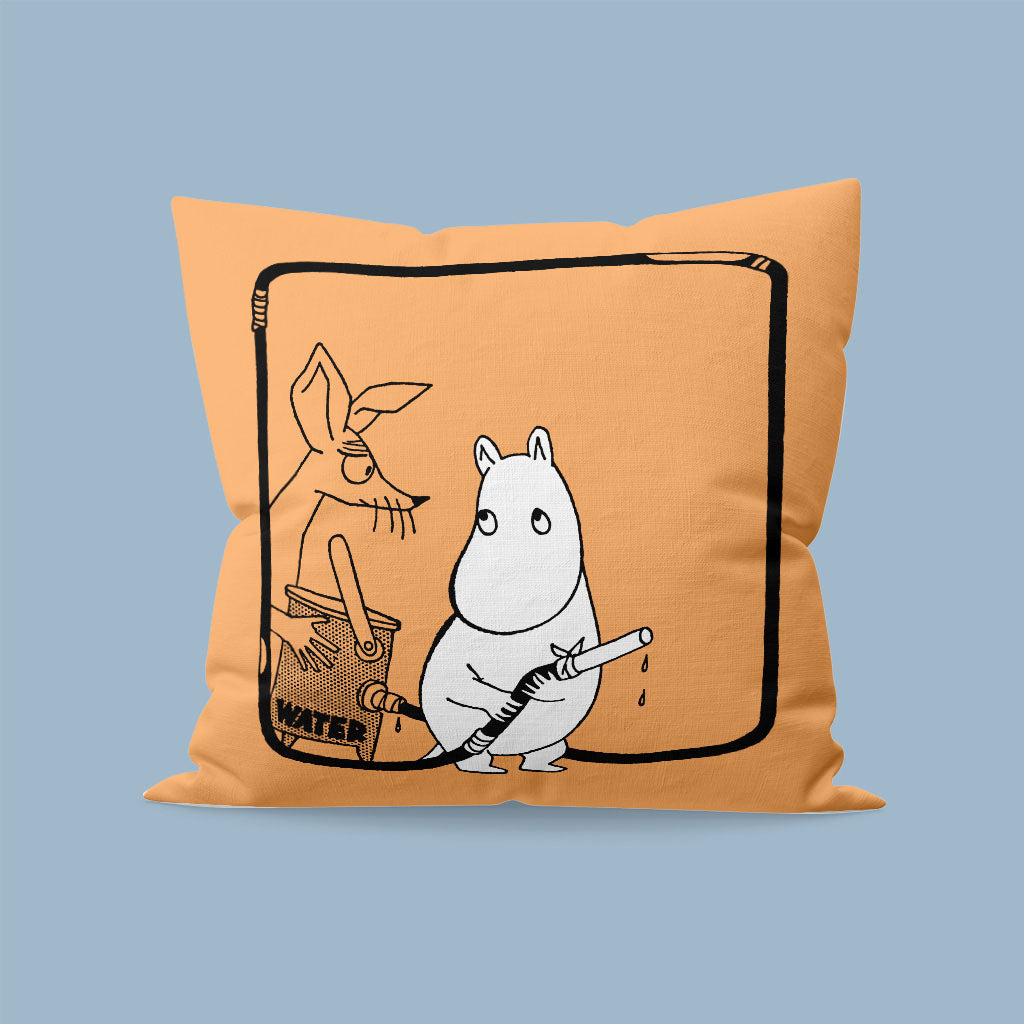Sniff and Moomin troll wioth water canister  Cushion