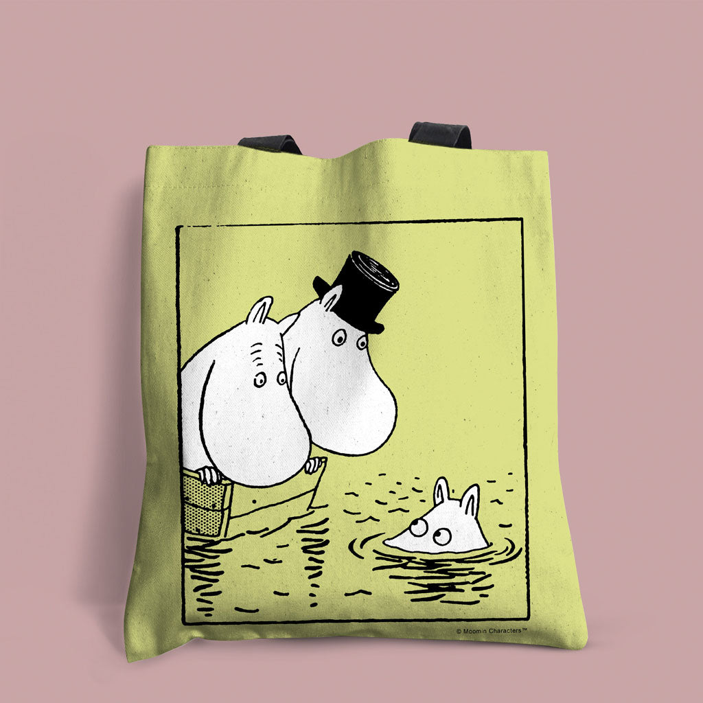 Moomin on Water Edge-to-Edge Tote Bag