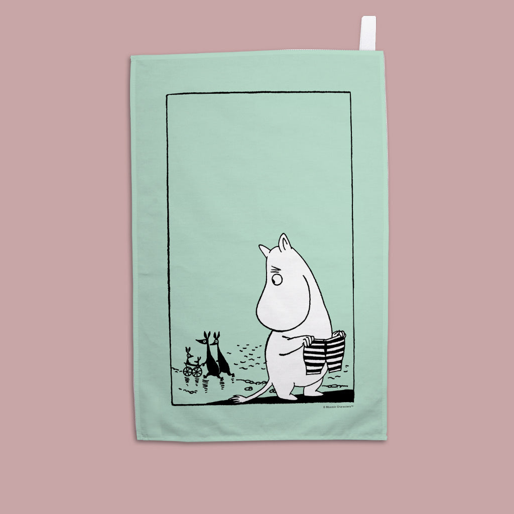 Moomin - moomintroll  Tea Towel