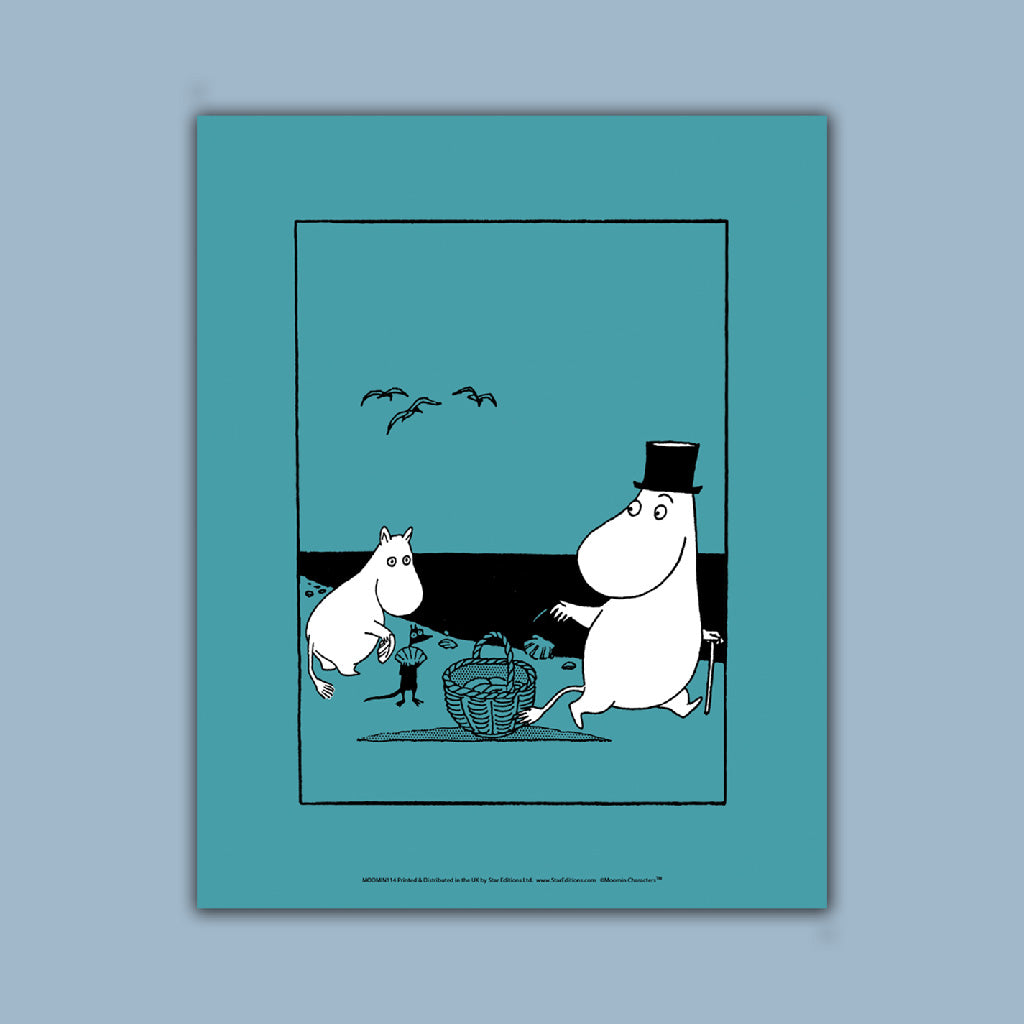 Moomin - Moominmamma and snorkmaiden  Art Print