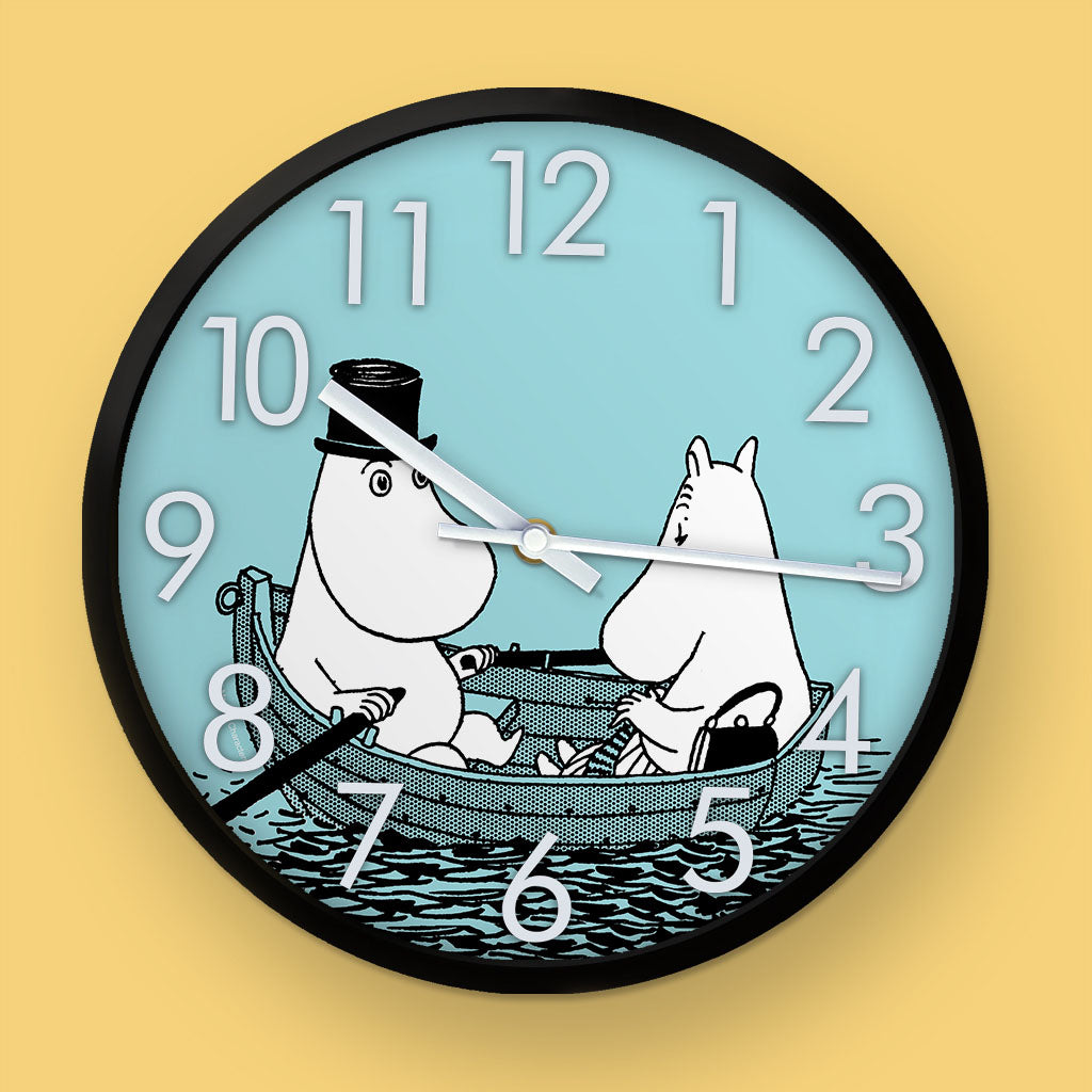 Moomin - momminpapa and moomintroll Clock