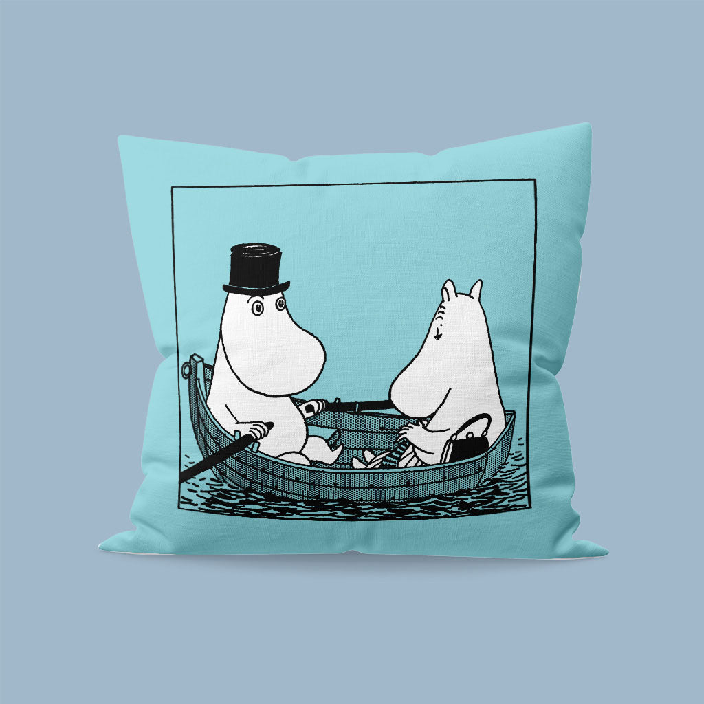 Moomin - momminpapa and moomintroll  Cushion