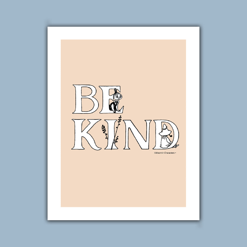 Moomin - Be Kind Art Print