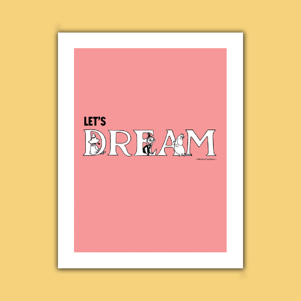 Moomin - Let's Dream Art Print