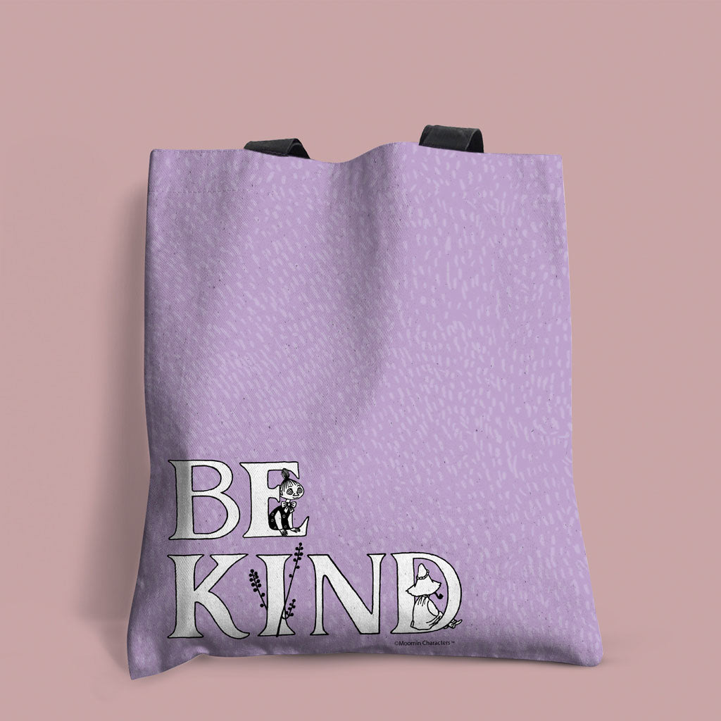 Moomin - Be Kind Purple Edge-to-Edge Tote Bag