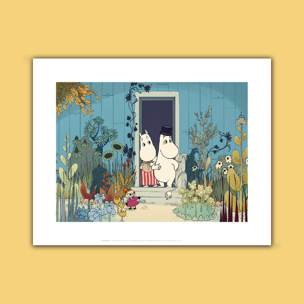 The Moomin Garden Art Print