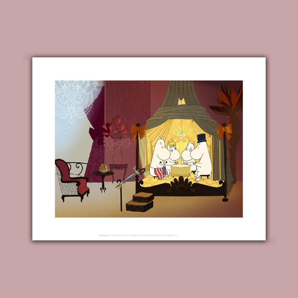 Moomin tea party Art Print