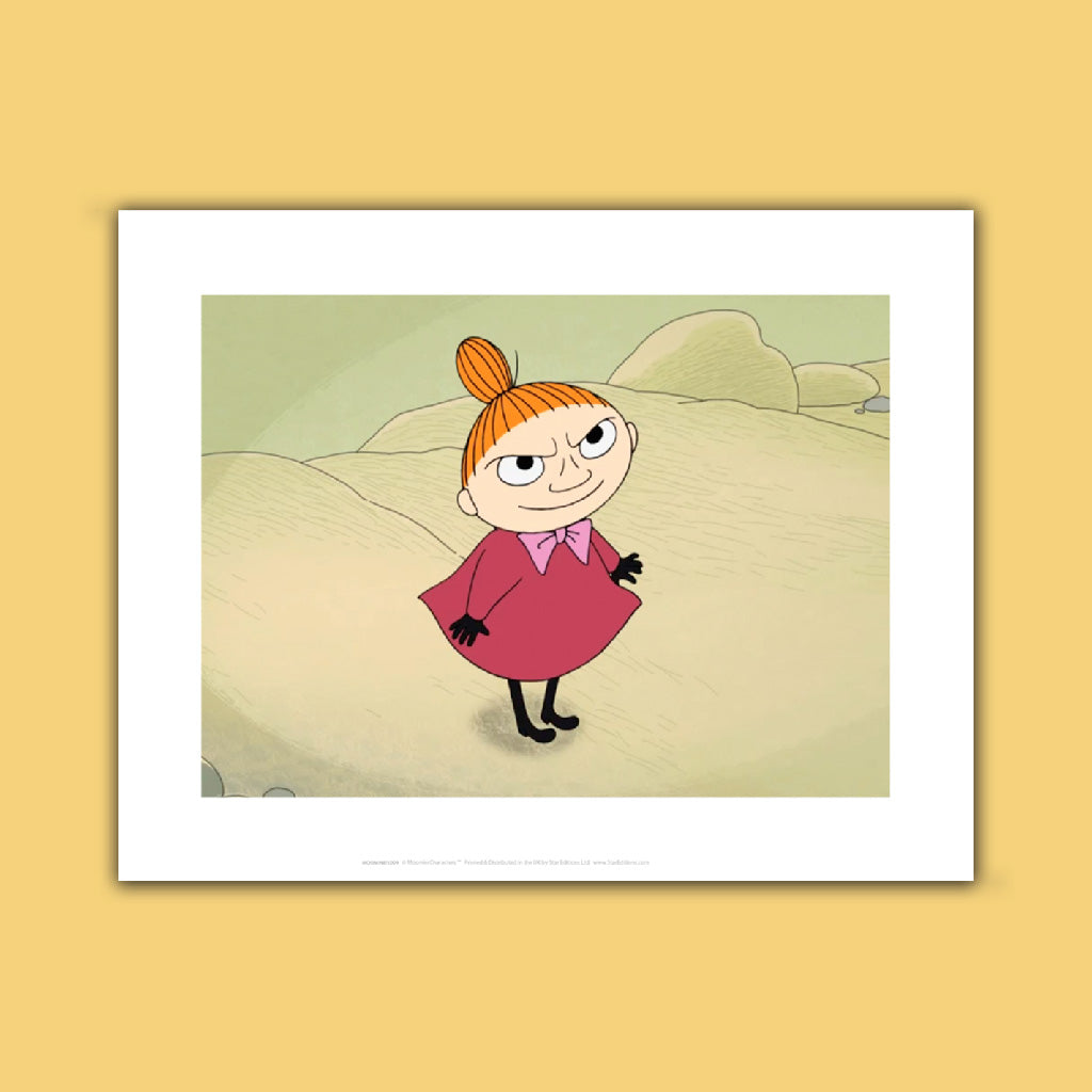 Moomin - Little my on a hill Art Print