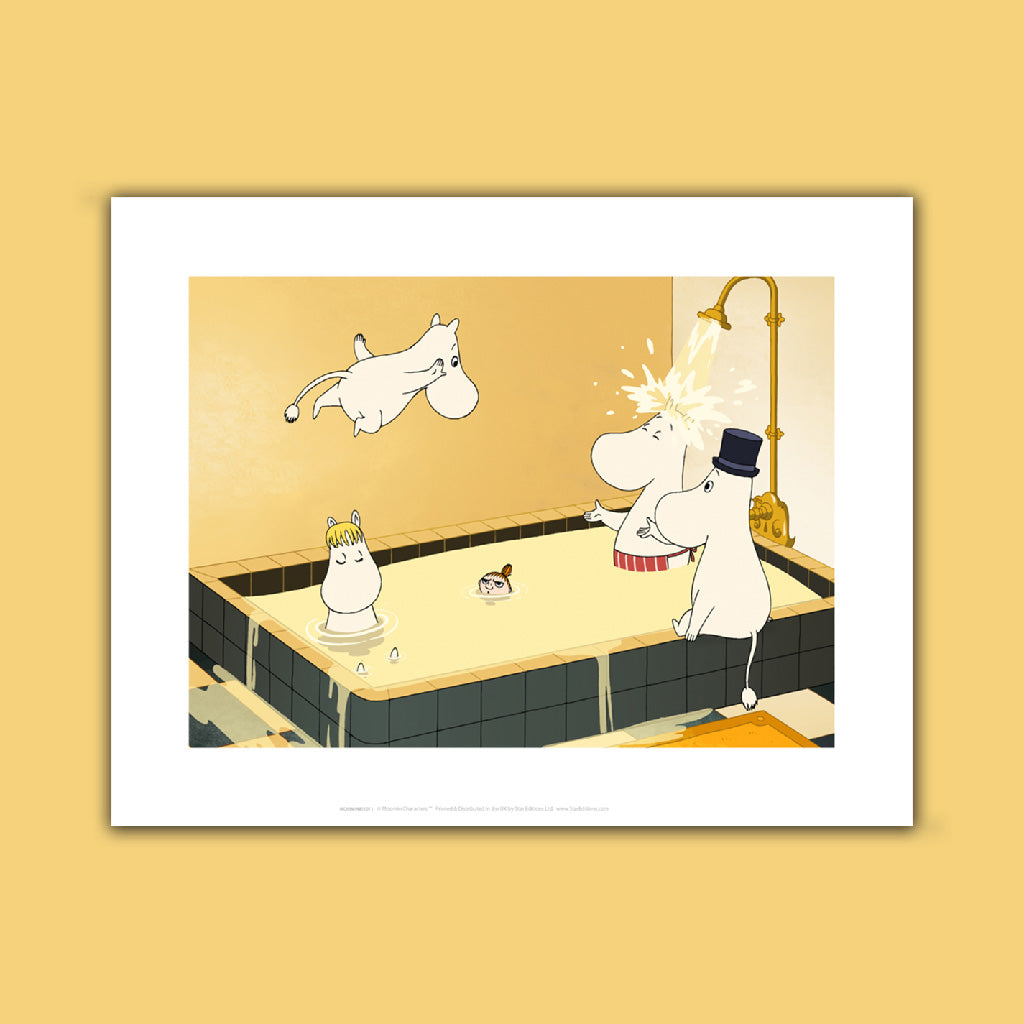 The Moomin baths Art Print