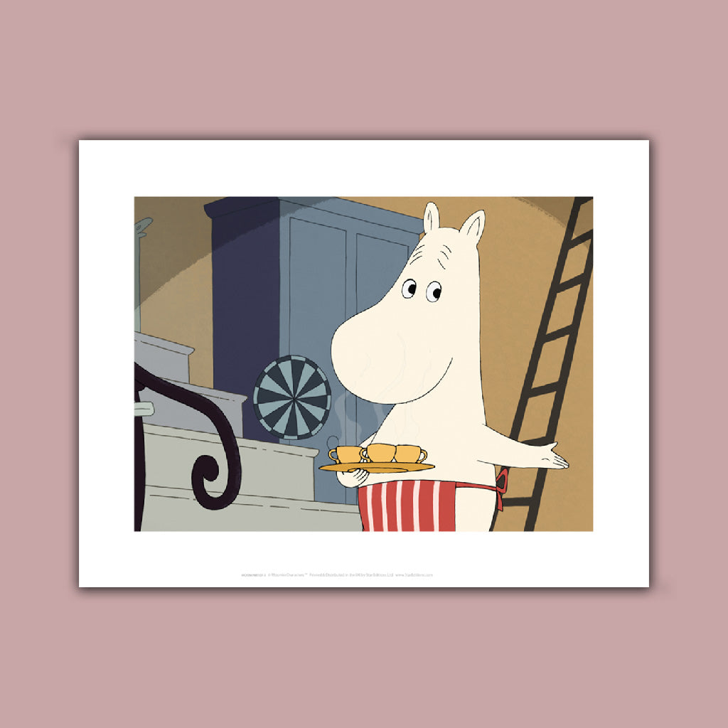 Moomin made tea Art Print