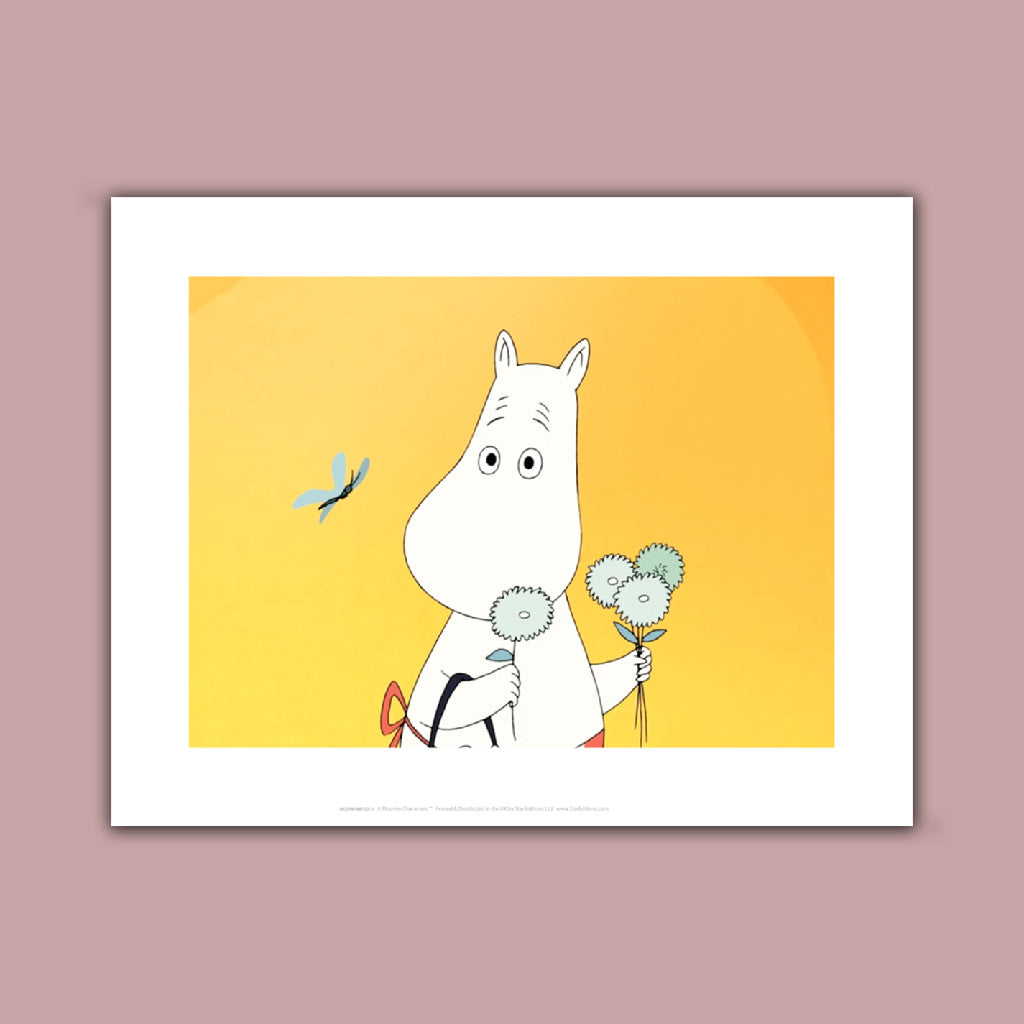 Moomin Dandelion  Art Print