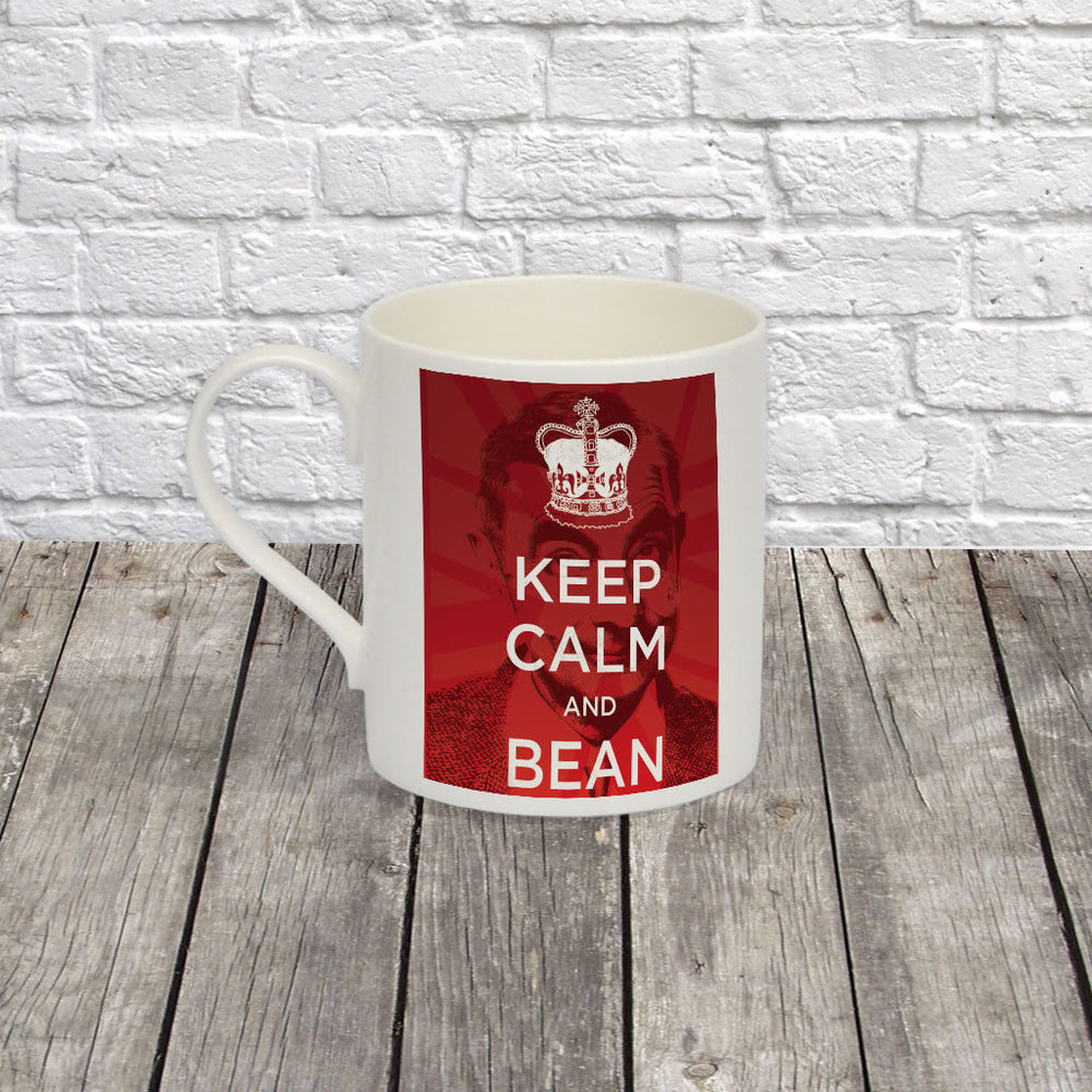 Keep Calm and Bean Bone China Mug (Lifestyle)