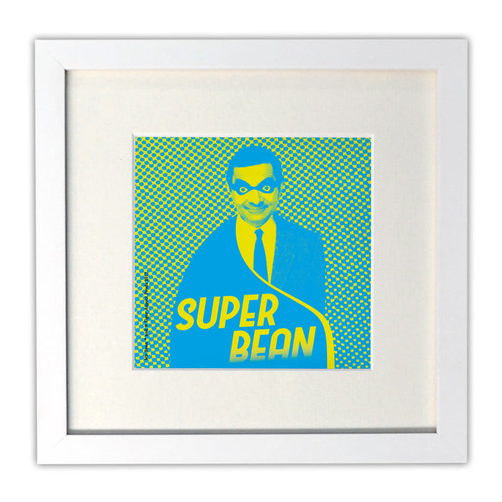 Super Bean Mounted Art Print