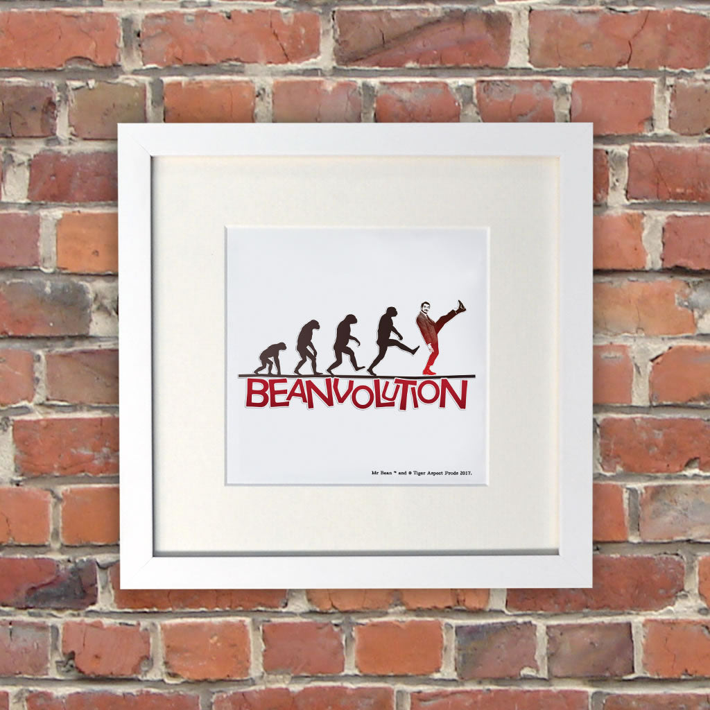 Beanvolution White Framed Print (Lifestyle)