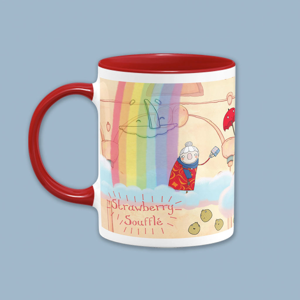 Sarah & Duck Dance Time, Duck? Coloured Insert Mug