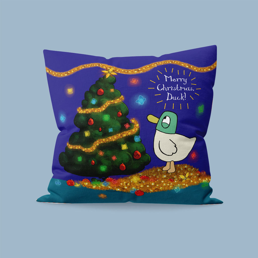 Sarah and Duck - Merry Christmas Duck! Cushion