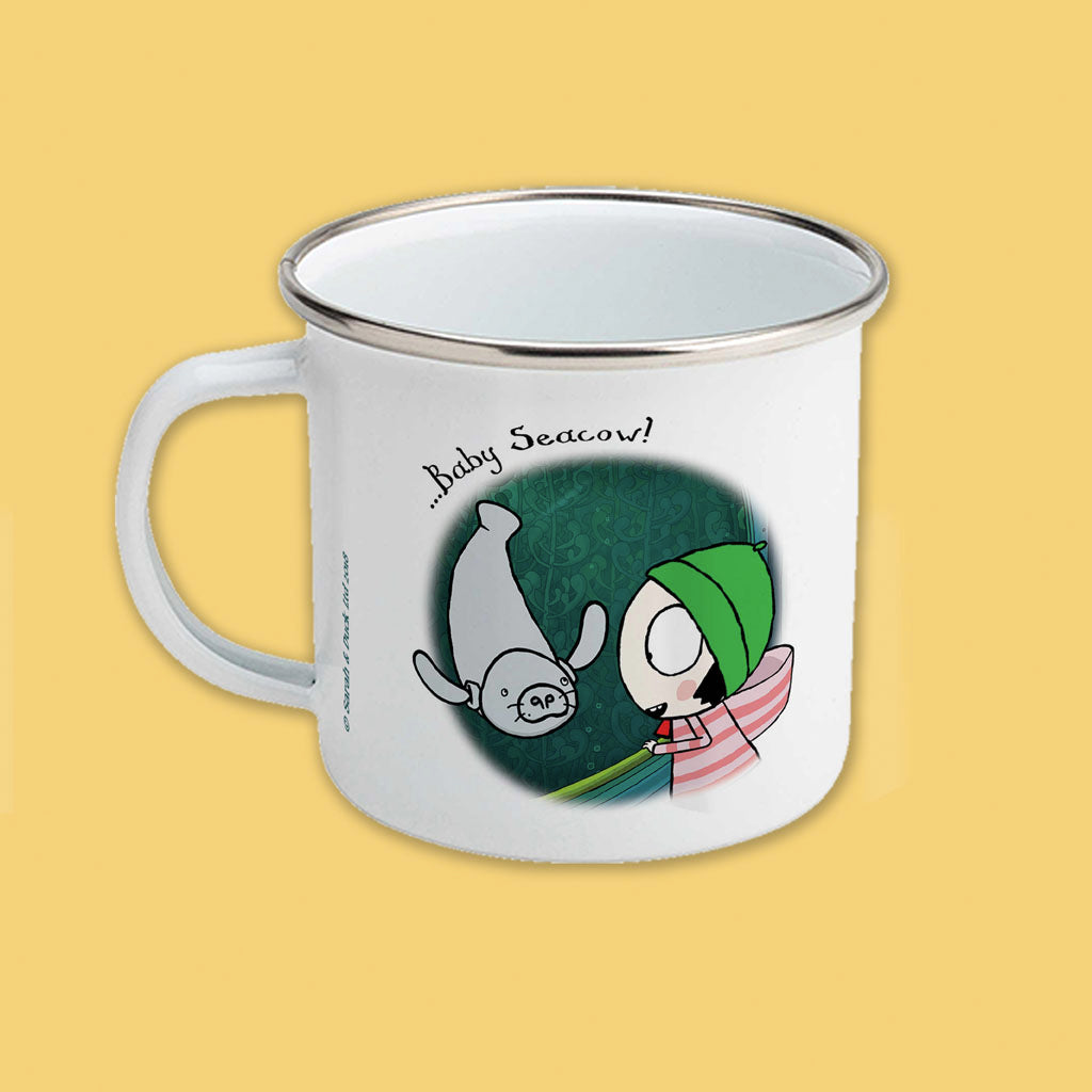 Sarah & Duck Baby Seacow! Enamel Mug