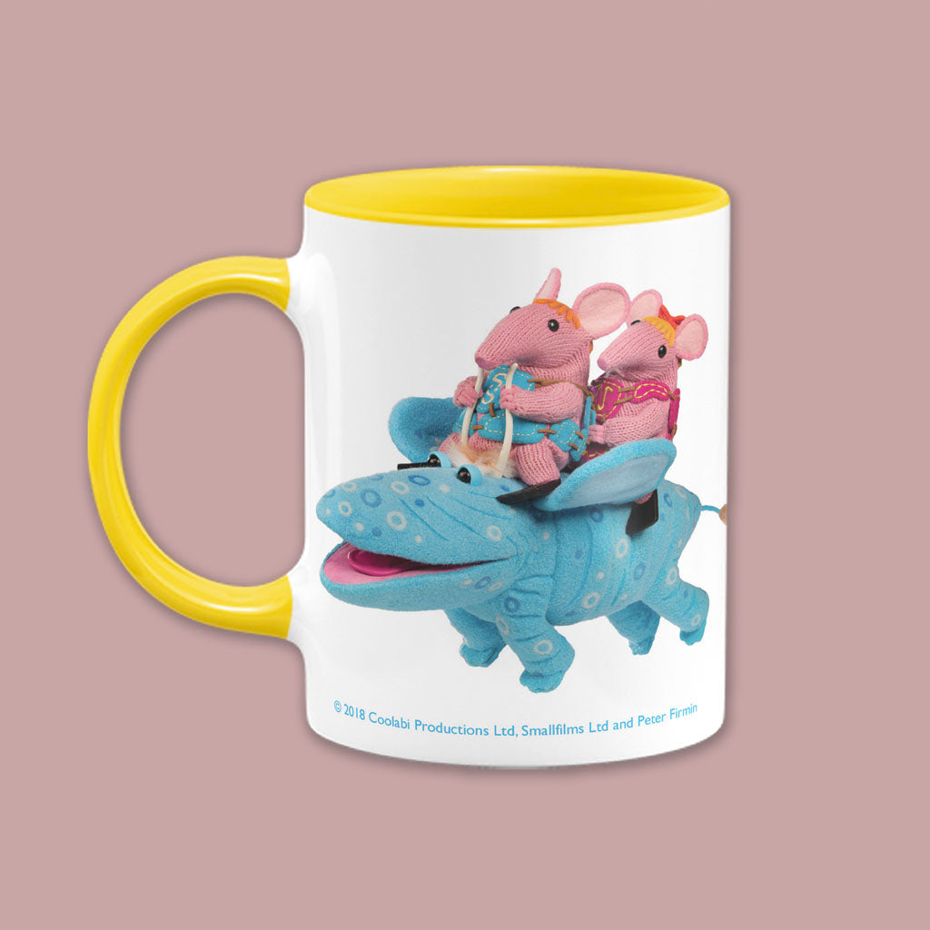 Let's go Explore Clangers Coloured Insert Mug