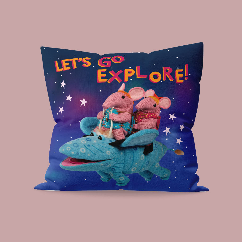 Let's go Explore Clangers Cushion