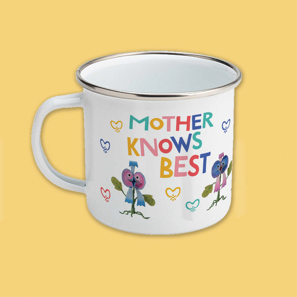 Mother Knows Best Clangers Enamel Mug