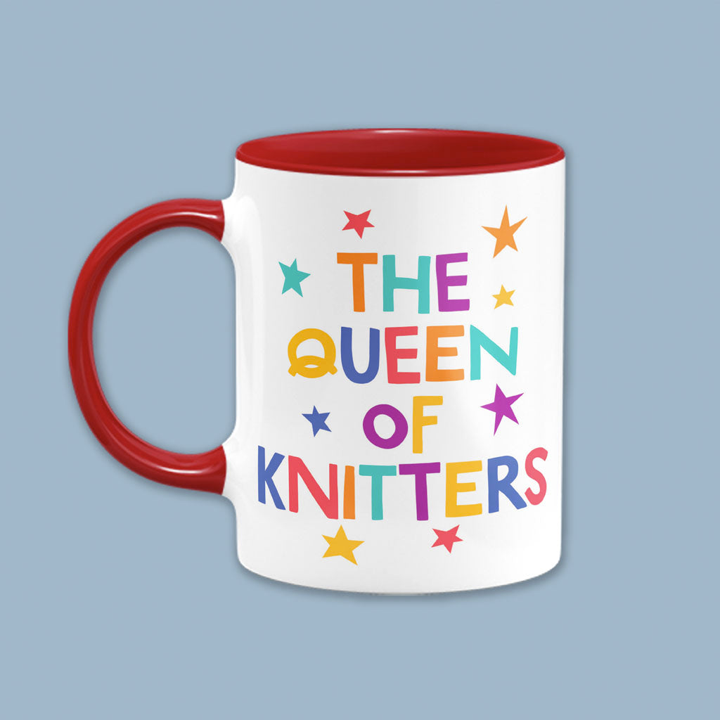 The Queen of Knitters Clangers Coloured Insert Mug